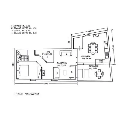 Mansardato Anda&torra Apartment